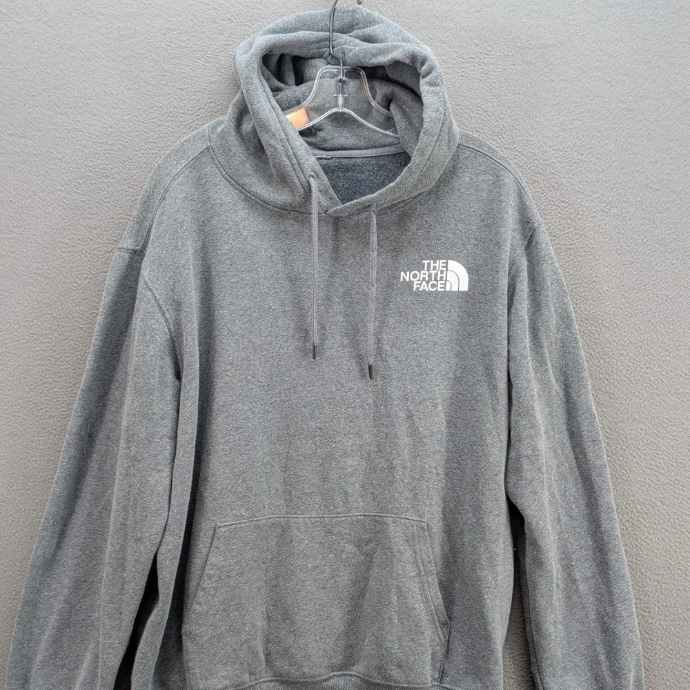 The North Face Hoodie Men's Size L Gray Never Stop Exploring Pullover Athletic